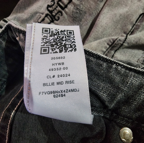 True Religion Billie Mid-Rise Straight Jeans Size 29 - Picture 6 of 8